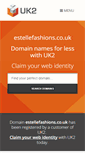 Mobile Screenshot of estellefashions.co.uk